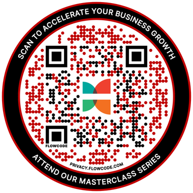 QR code: scan to accelerate your business growth, attend our Masterclass series