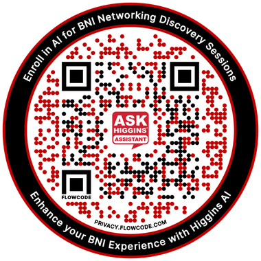 QR code: enroll in AI for BNI Networking Discovery Sessions